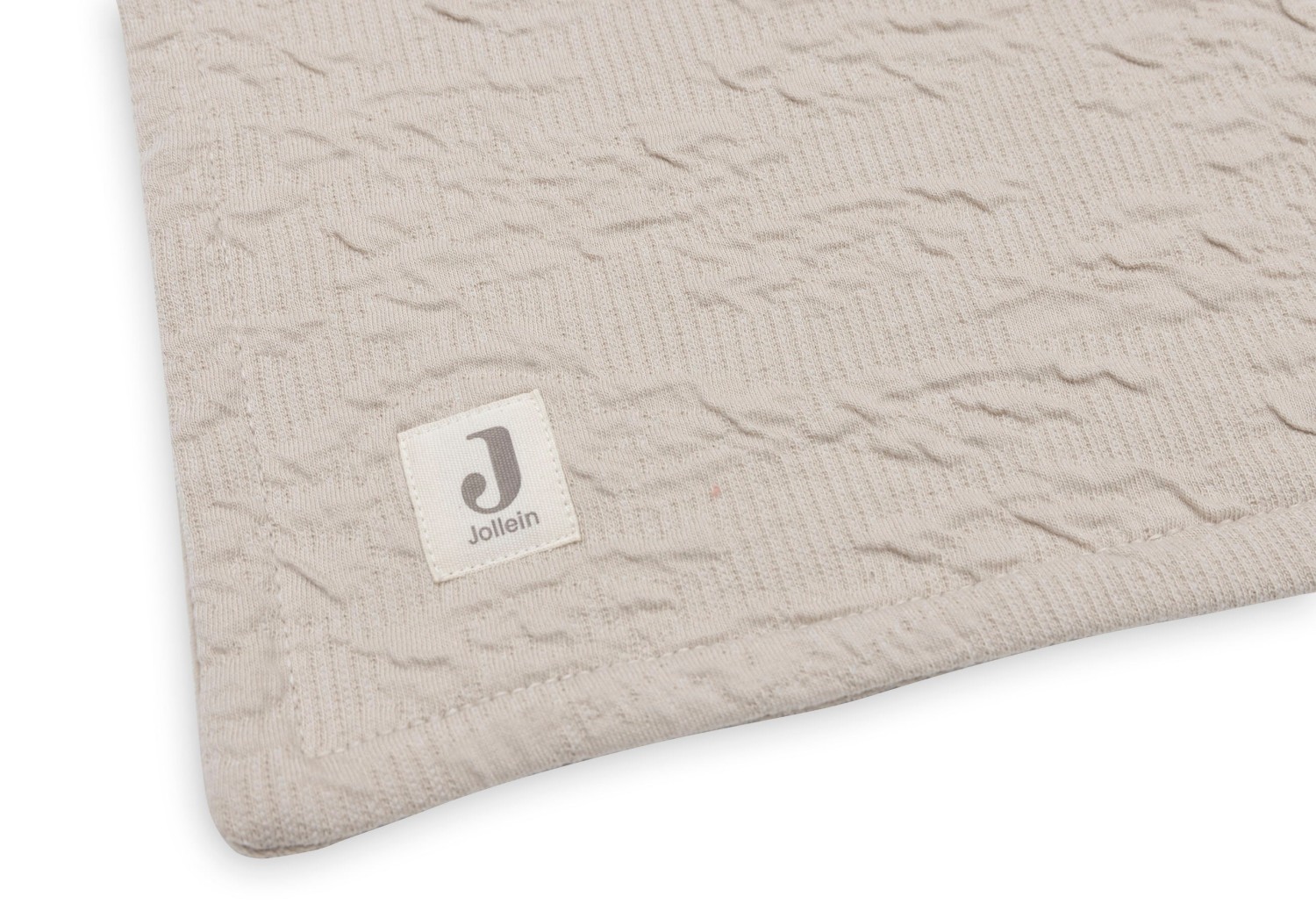 Comfy Dekentje 100x150cm met Crinkle Golfjes - Nougat - afbeelding 4