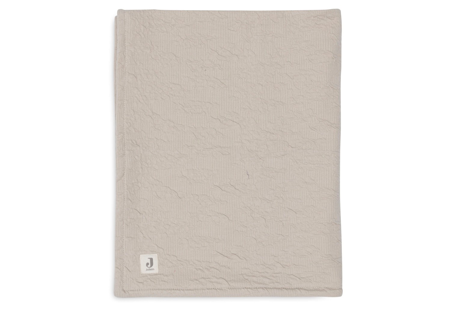 Comfy Dekentje 100x150cm met Crinkle Golfjes - Nougat