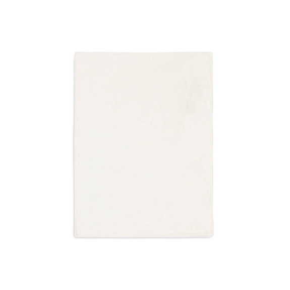 Jollein - Deken Wieg Basic Knit - Ivory/Coral Fleece