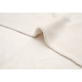 Jollein - Deken Wieg Basic Knit - Ivory/Coral Fleece