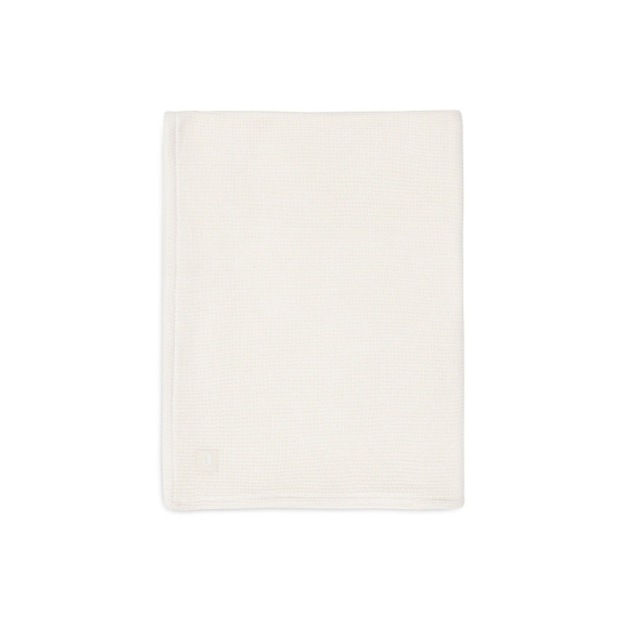 Jollein - Deken Wieg Basic Knit - Ivory/Coral Fleece