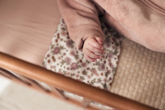 Jollein - Hoeslaken Jersey 60x120cm - Wild Rose