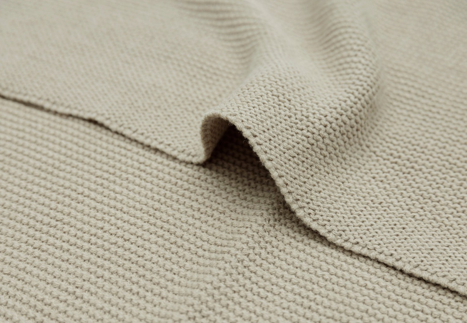 Deken Wieg Basic Knit - Olijfgroen - afbeelding 6