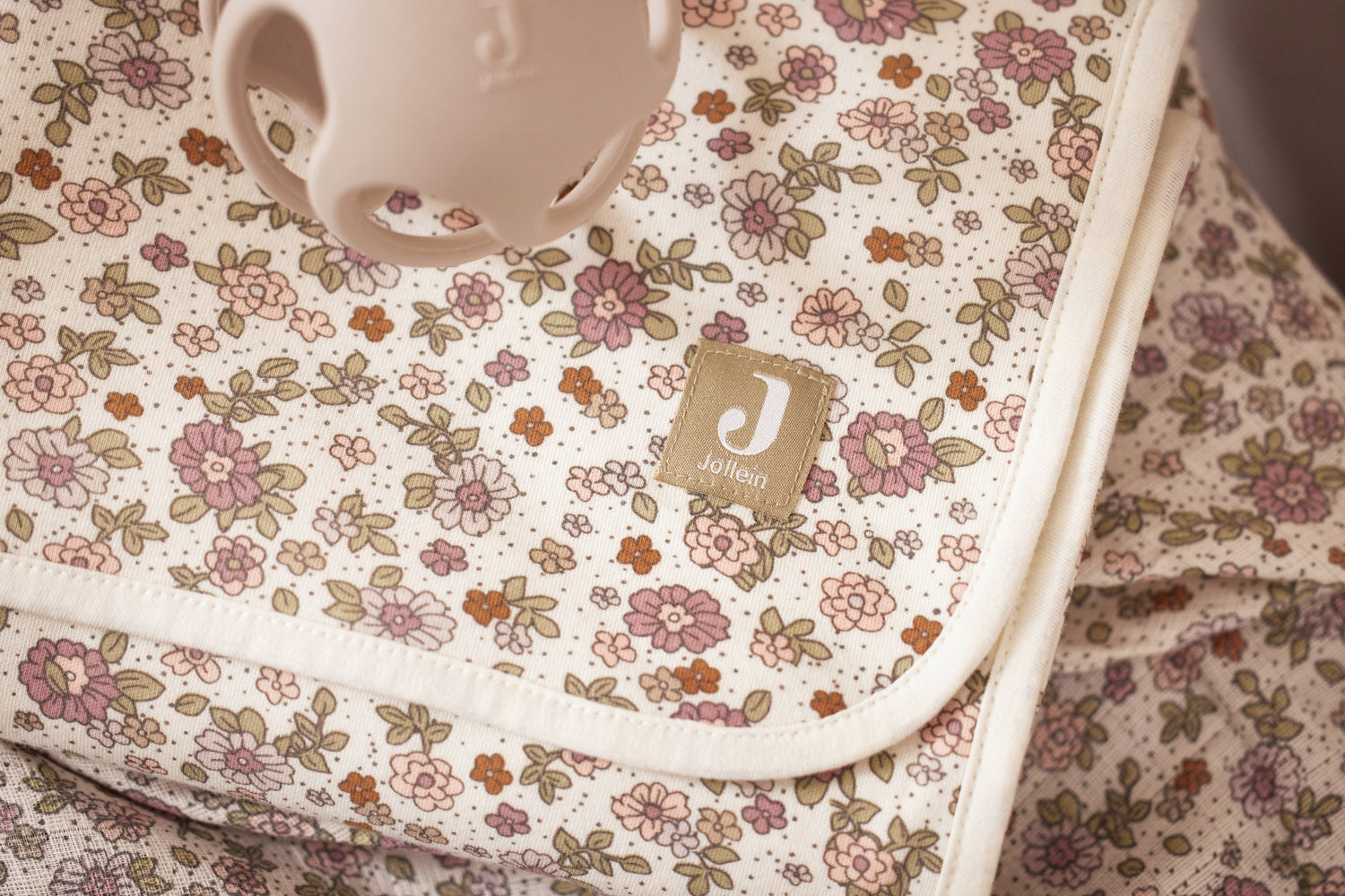 Hydrofiele Deken Wieg - Retro Flowers - afbeelding 7