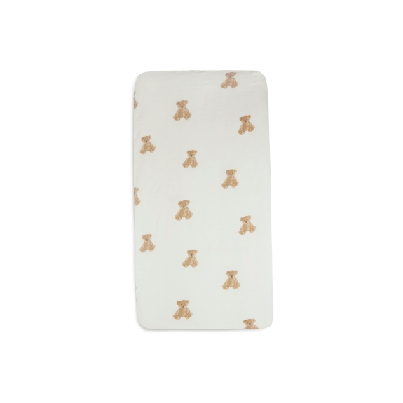 Jollein - Hoeslaken Jersey Teddy Bear 70/140x75/150cm