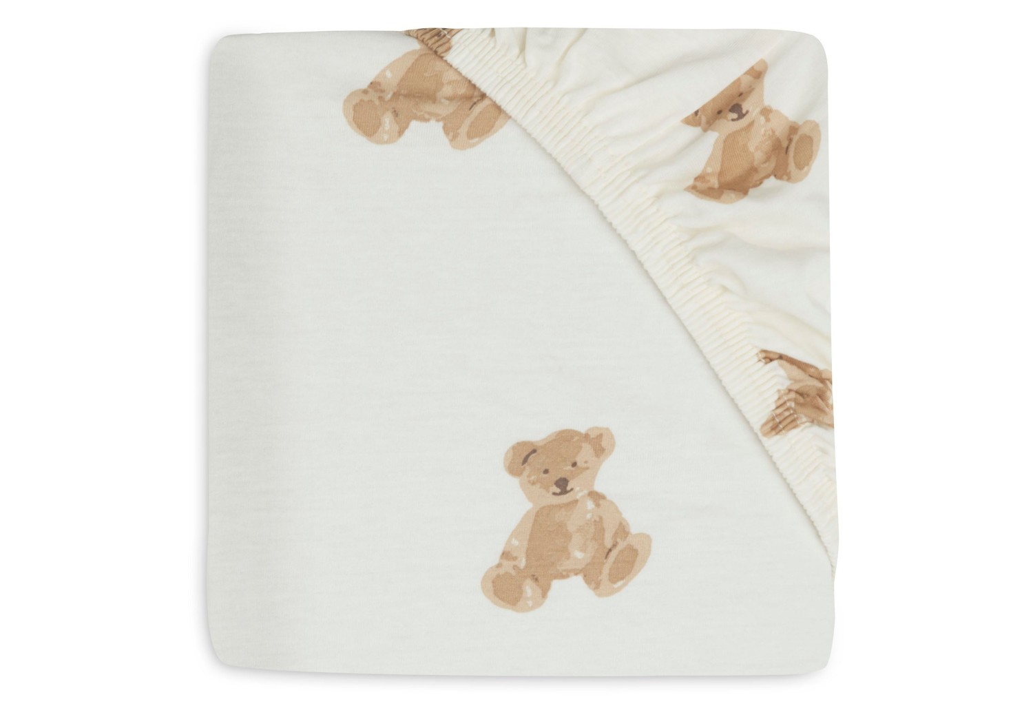 Hoeslaken Jersey Teddy Bear 70/140x75/150cm
