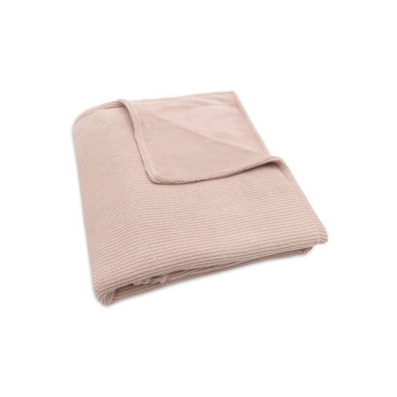 Jollein - Deken Ledikant Basic Knit - Wild Rose