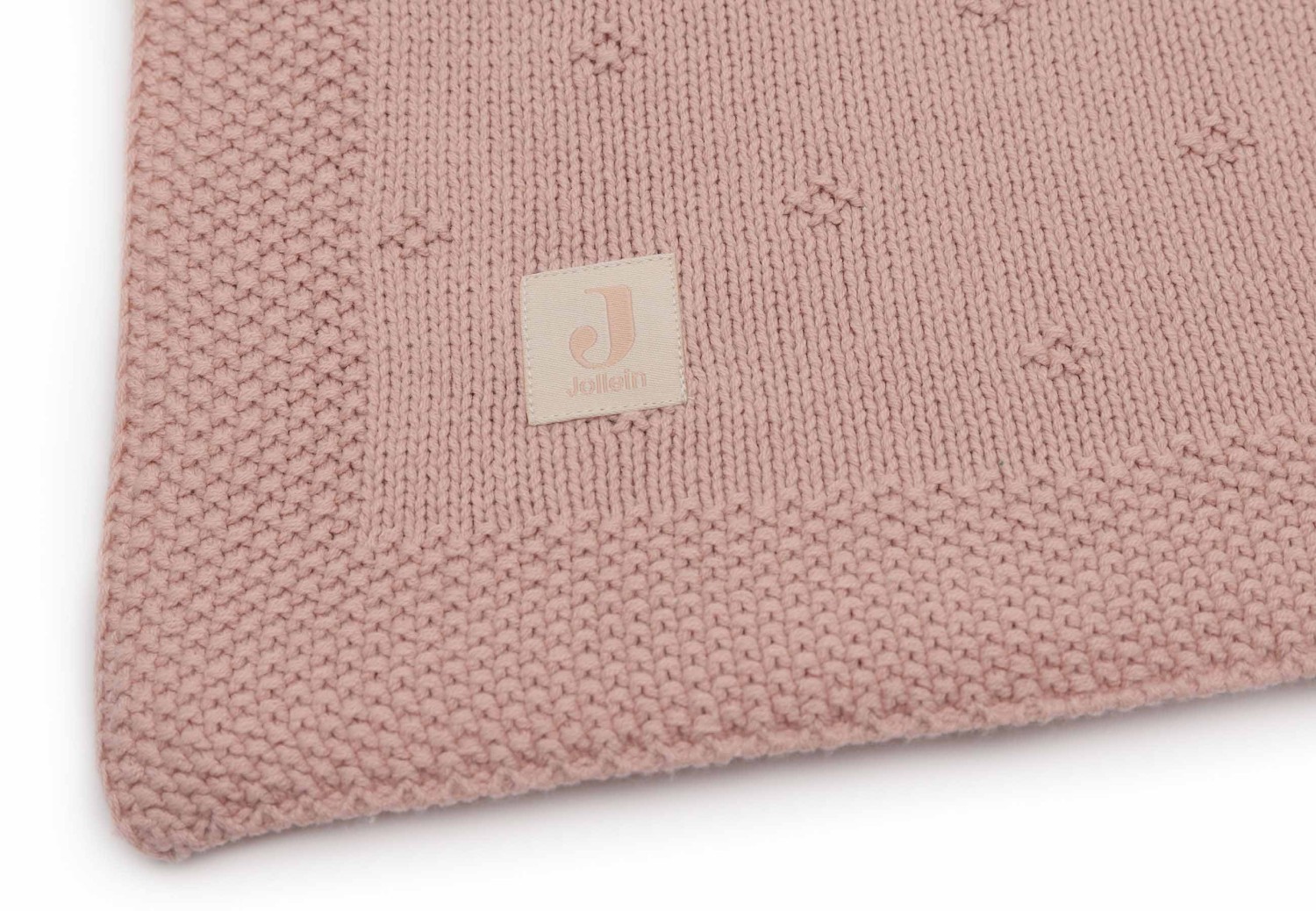 Deken Wieg 75x100cm Cosy Knit - Wild Rose - afbeelding 3