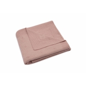 Jollein - Deken Wieg 75x100cm Cosy Knit - Wild Rose