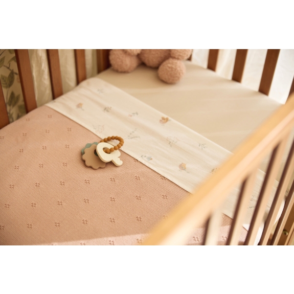 Jollein - Deken Wieg 75x100cm Cosy Knit - Wild Rose