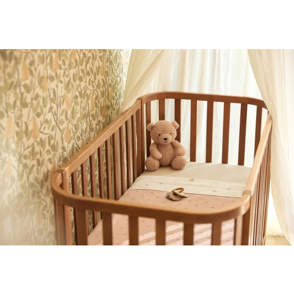 Jollein - Deken Wieg 75x100cm Cosy Knit - Wild Rose