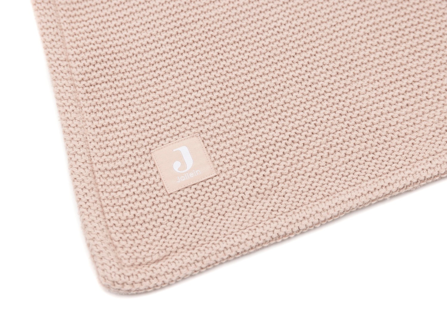 Deken Wieg 75x100cm Basic Knit - Wild Rose - afbeelding 4