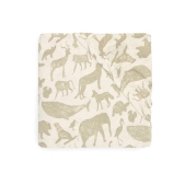 Jollein - Hoeslaken Animals - Olijfgroen