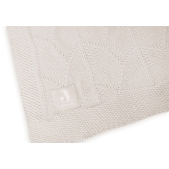 Gebreid Ledikant Deken 100x150cm - Nougat - GOTS