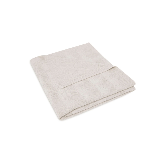 Gebreid Ledikant Deken 100x150cm - Nougat - GOTS