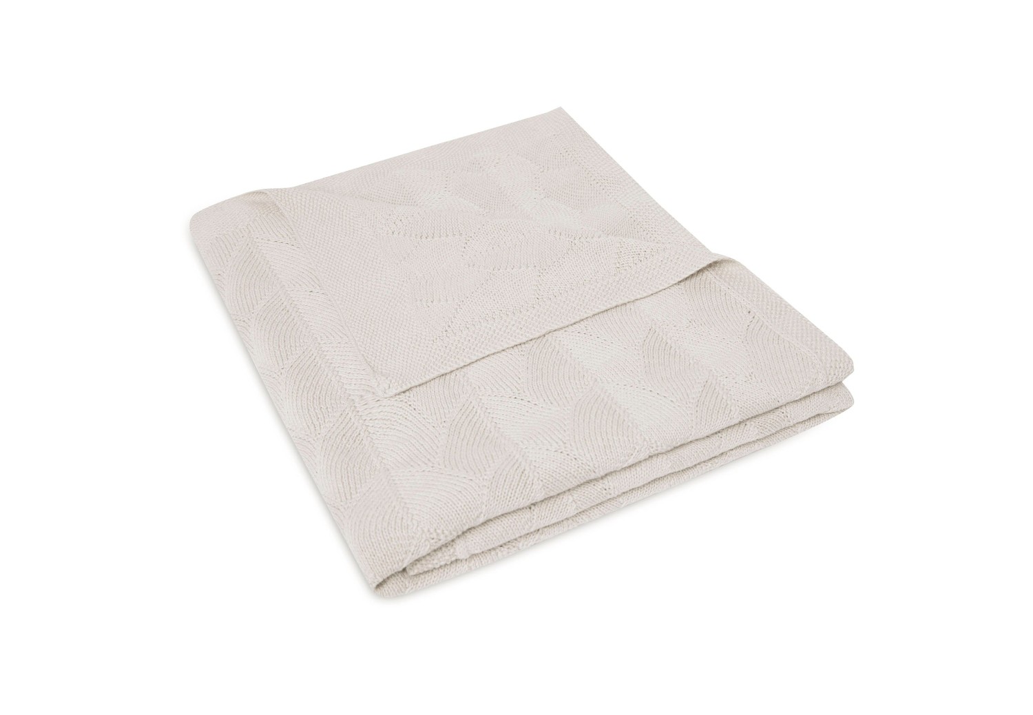 Gebreid Ledikant Deken 100x150cm - Nougat - GOTS - afbeelding 5