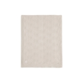 Gebreid Ledikant Deken 100x150cm - Nougat - GOTS