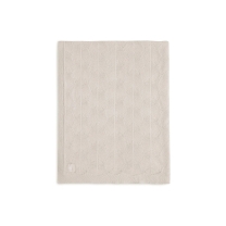 Gebreid Ledikant Deken 100x150cm - Nougat - GOTS