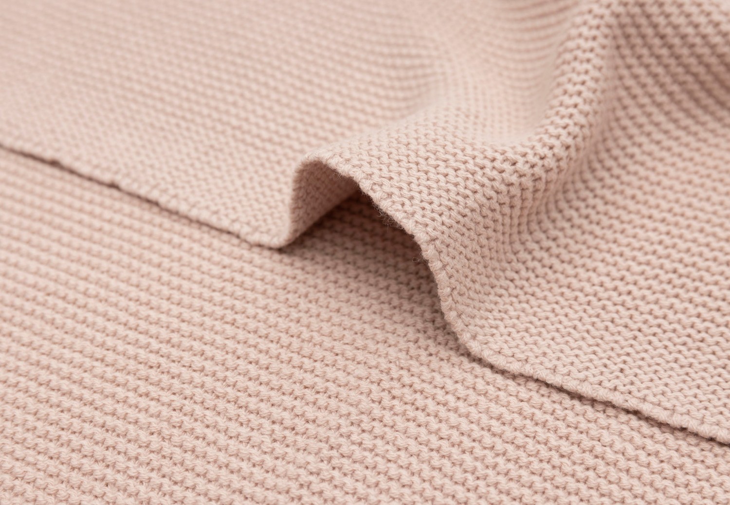 Deken Ledikant Basic Knit - Wild Rose - afbeelding 6