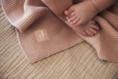 Jollein - Deken Ledikant Basic Knit - Wild Rose