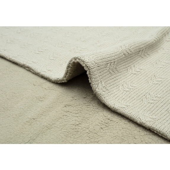 Jollein - Deken Ledikant Grain Knit - Olive Green