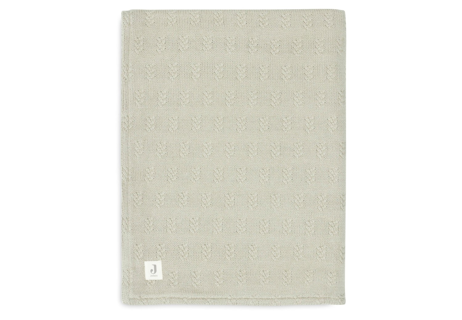 Deken Ledikant Grain Knit - Olive Green
