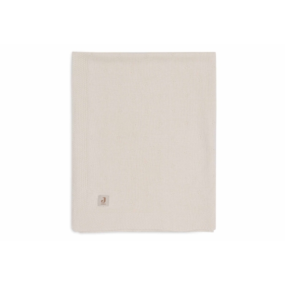Jollein - Gebreide Deken Wieg 75x100cm Cosy Knit - Ivory