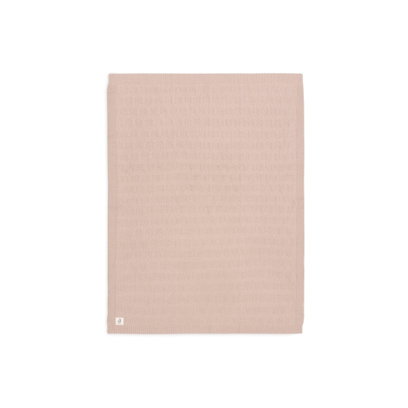 Jollein - Deken Ledikant Grain Knit - Wild Rose