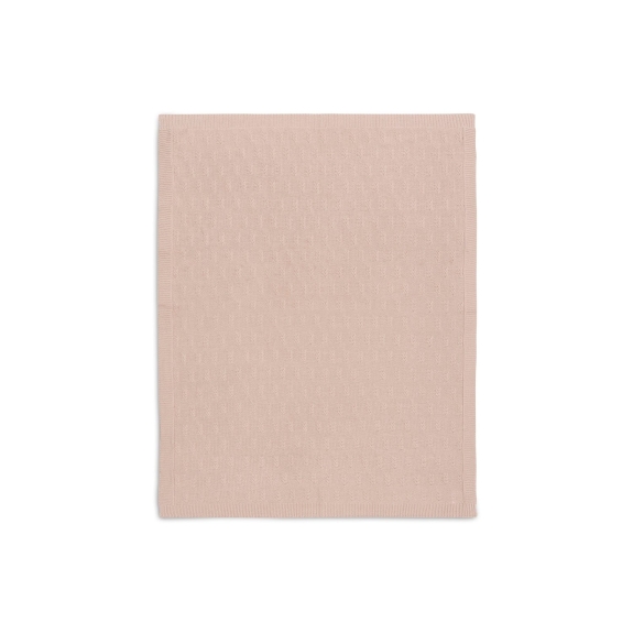 Jollein - Deken Ledikant Grain Knit - Wild Rose