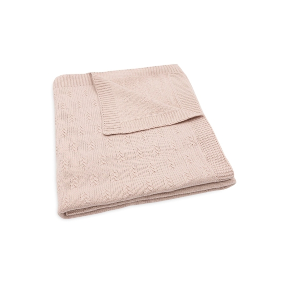 Jollein - Deken Ledikant Grain Knit - Wild Rose