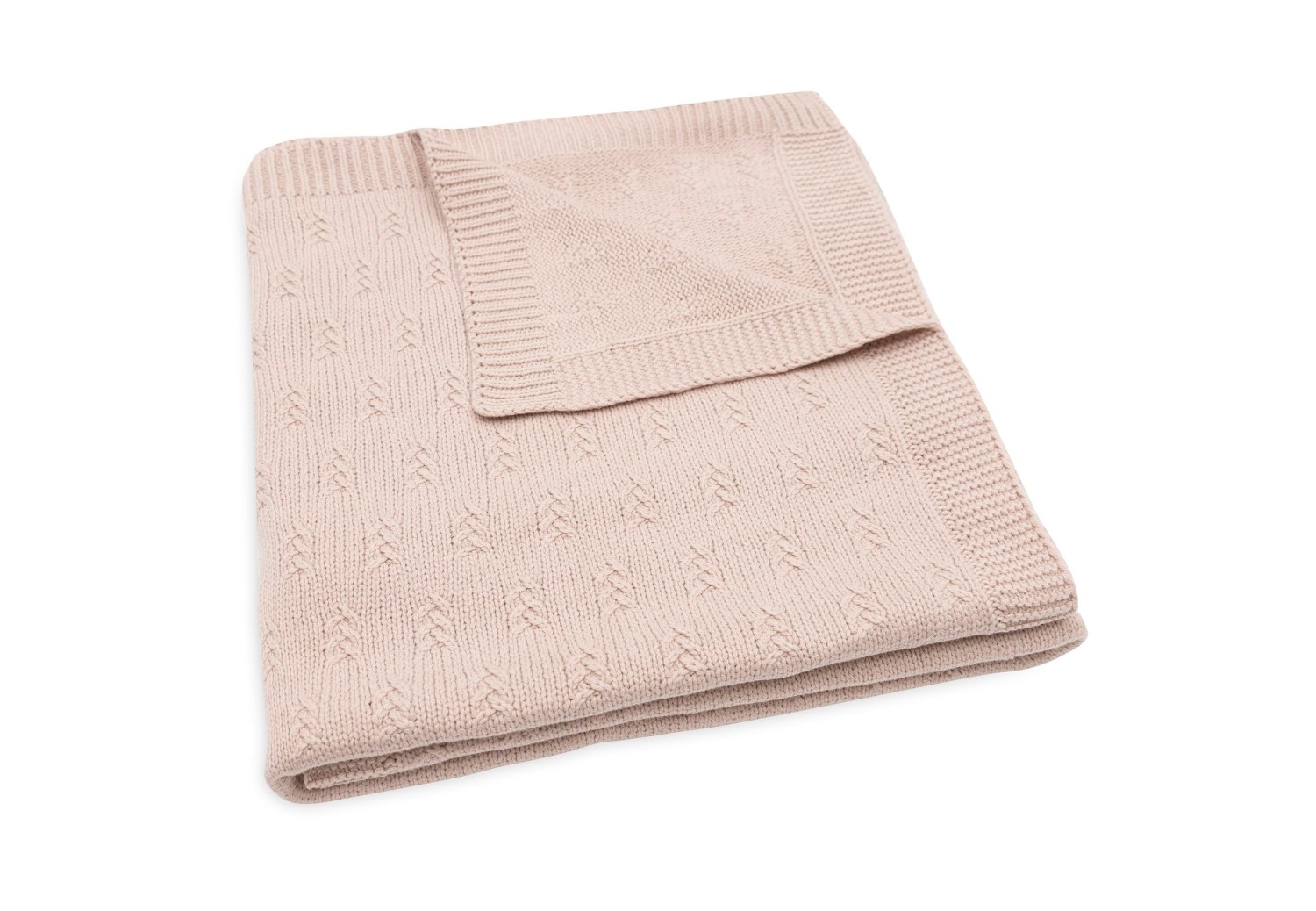 Deken Ledikant Grain Knit - Wild Rose - afbeelding 5