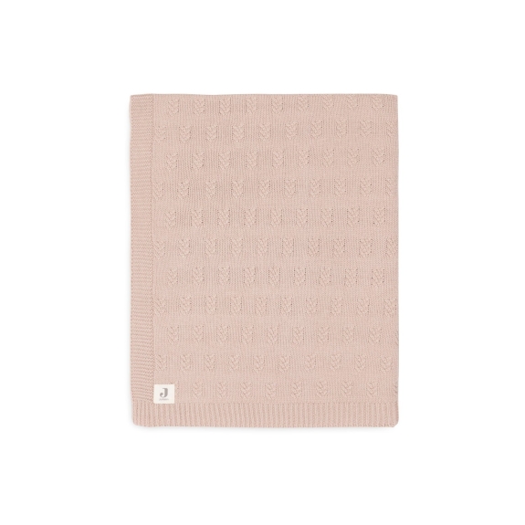 Jollein - Deken Ledikant Grain Knit - Wild Rose