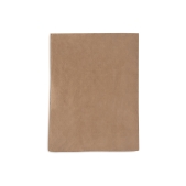 Ledikant Deken Check Knit - Biscuit/Teddy Fleece