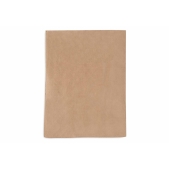 Ledikant Deken Check Knit - Biscuit/Teddy Fleece