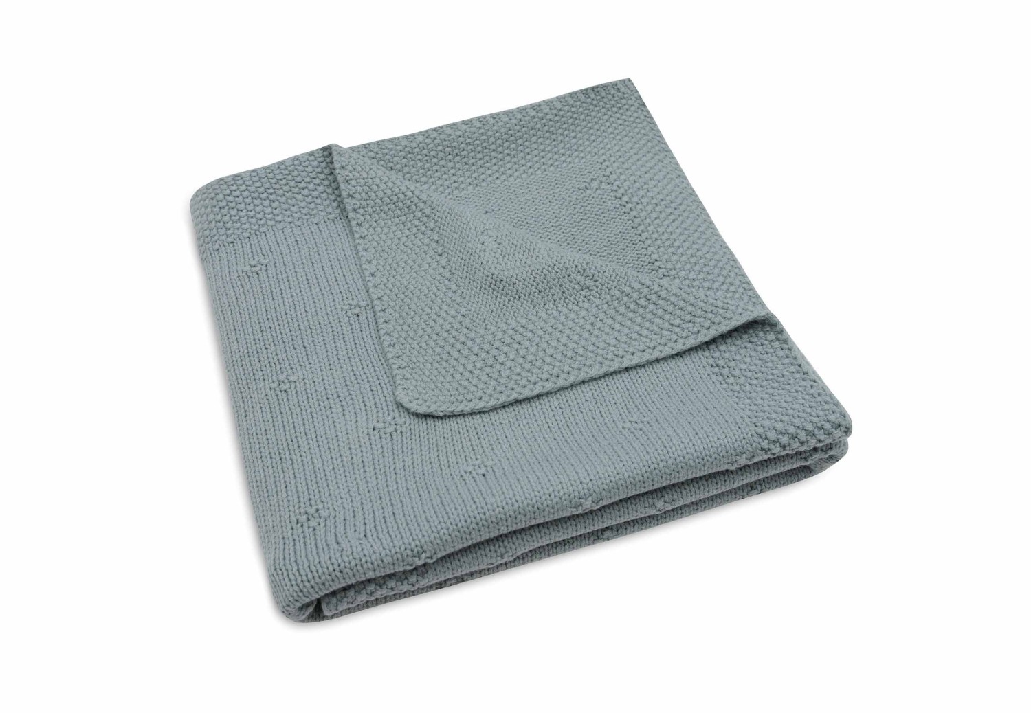 Deken Wieg Cosy Knit - Sea Green - afbeelding 4