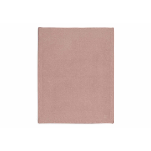 Jollein - Ledikant Deken 100x150cm Cosy Knit - Wild Rose