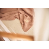 Jollein - Ledikant Deken 100x150cm Cosy Knit - Wild Rose