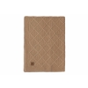 Jollein - Ledikant Deken Check Knit - Biscuit