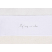 Laken Wieg 75x100cm My Tiny Miracle - Olijfgroen