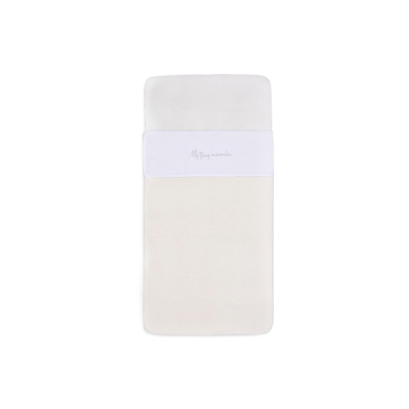 Laken Wieg 75x100cm My Tiny Miracle - Olijfgroen