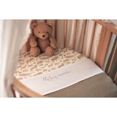 Laken Wieg 75x100cm My Tiny Miracle - Olijfgroen