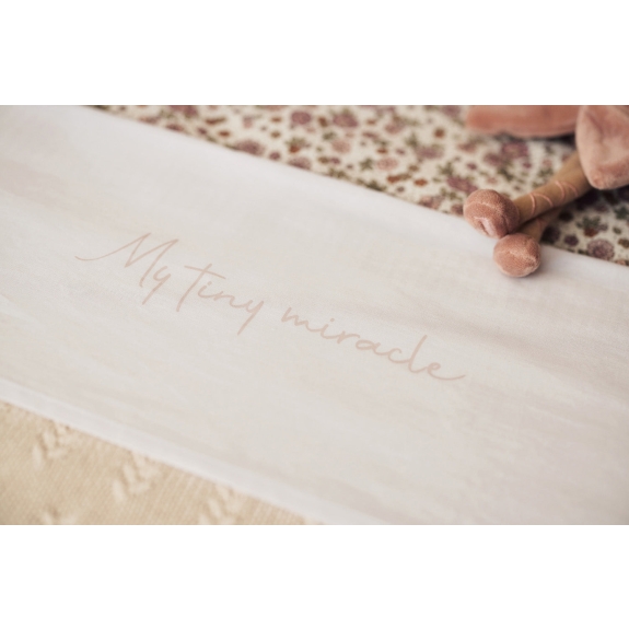 Laken Wieg 75x100cm My Tiny Miracle - Wild Rose