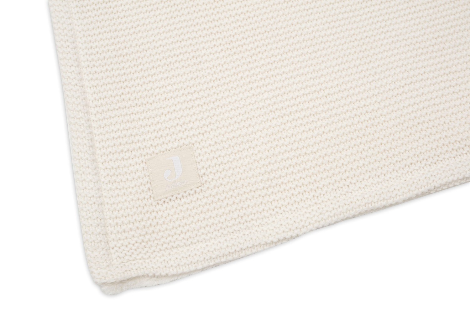 Deken Ledikant Basic Knit - Ivory/Coral Fleece - afbeelding 4