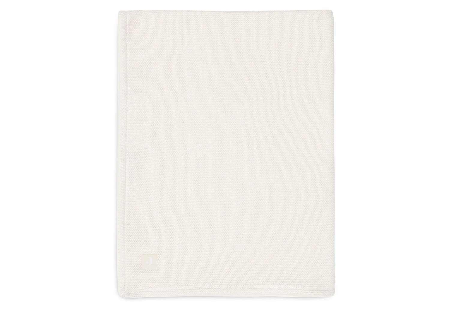 Deken Ledikant Basic Knit - Ivory/Coral Fleece