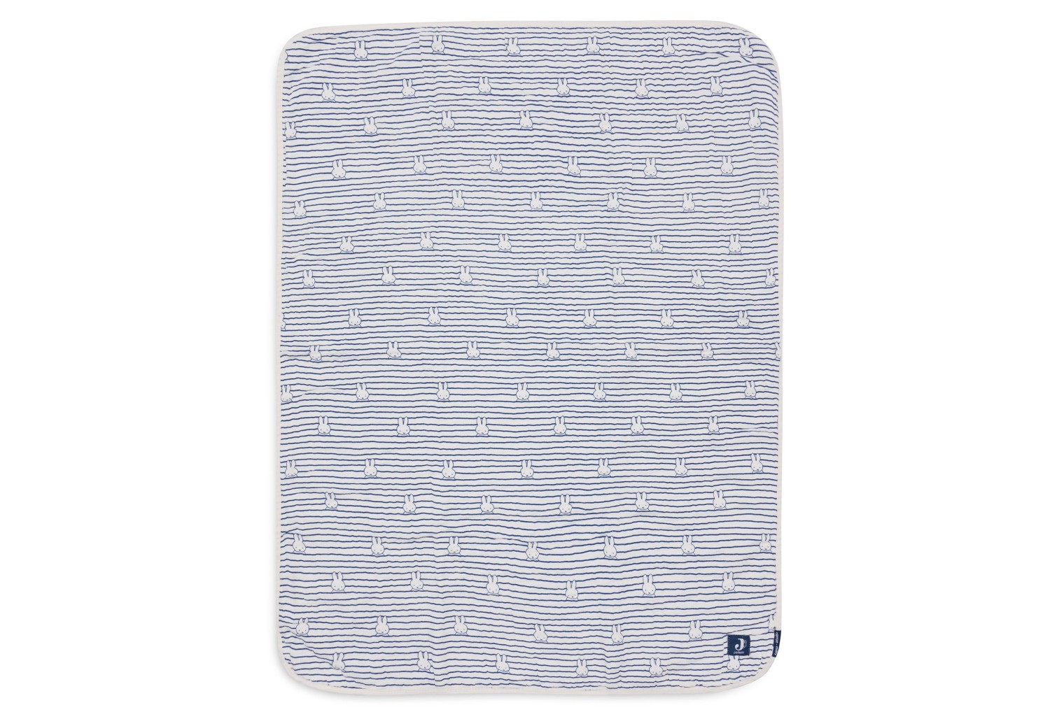 Hydrofiel Deken Wieg Miffy Stripe - Navy - afbeelding 2