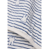 Jollein - Hydrofiel Deken Wieg Miffy Stripe - Navy