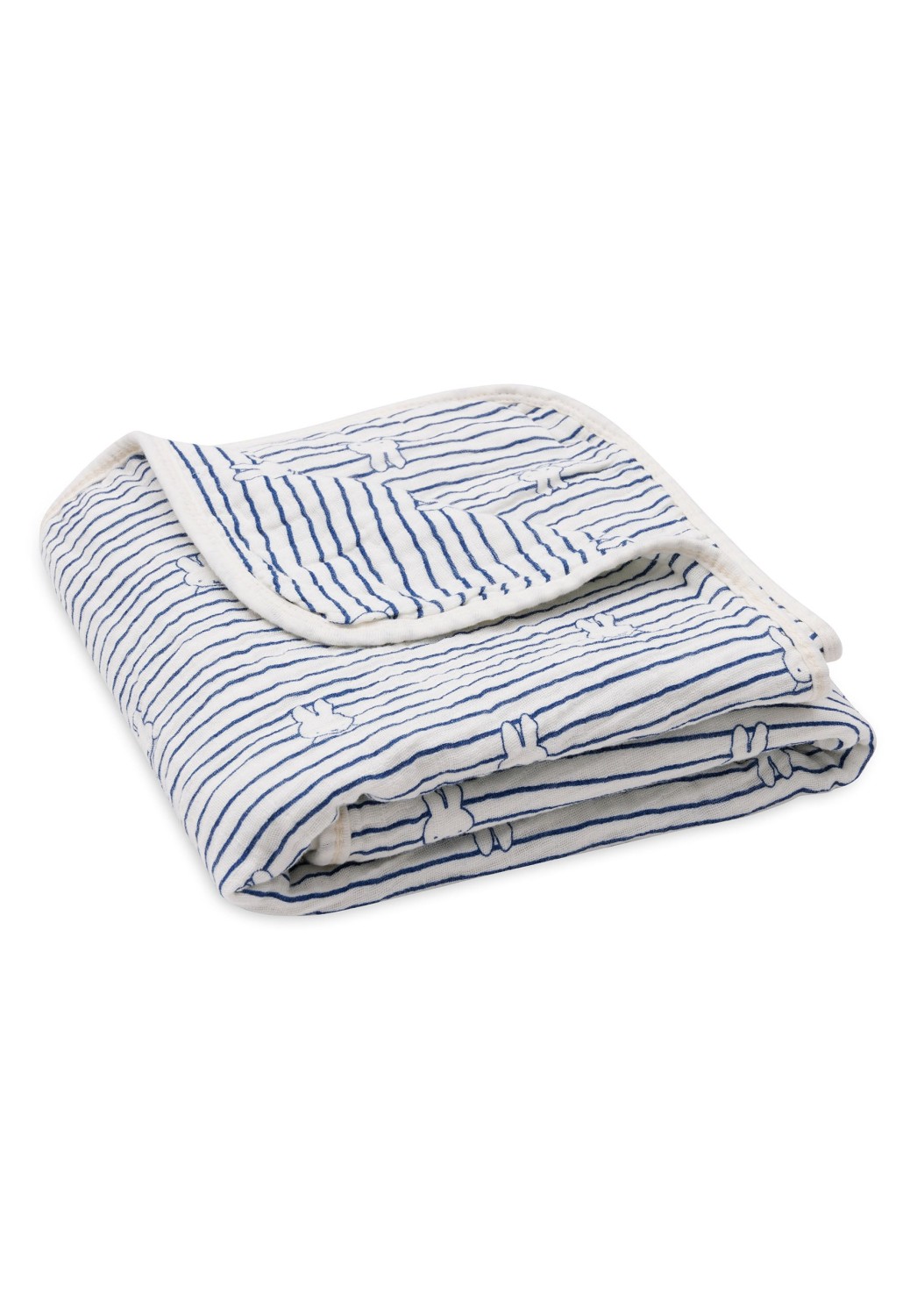 Hydrofiel Deken Wieg Miffy Stripe - Navy - afbeelding 12