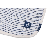 Jollein - Hydrofiel Deken Wieg Miffy Stripe - Navy