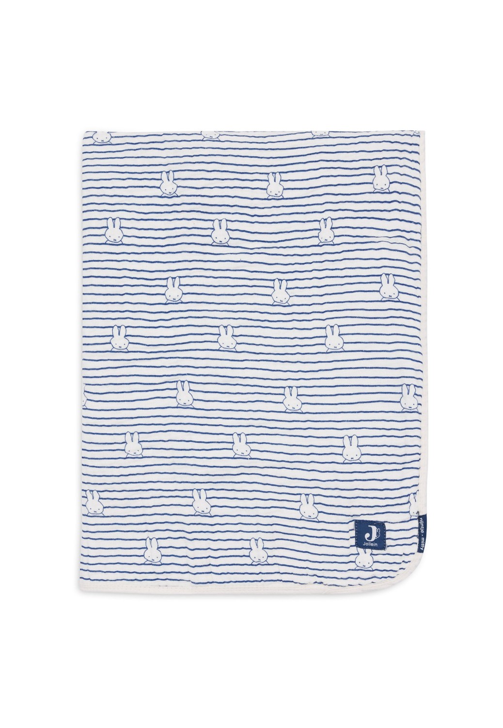 Hydrofiel Deken Wieg Miffy Stripe - Navy - afbeelding 9