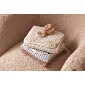 Jollein - Hydrofiel Deken Wieg Miffy Stripe - Navy